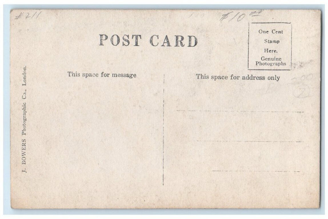 c1920's Geary County Court House Junction City Kansas KS RPPC Photo Postcard