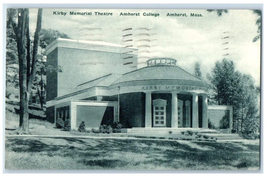 1943 Kirby Memorial Theatre Amherst College Field Amherst Massachusetts Postcard