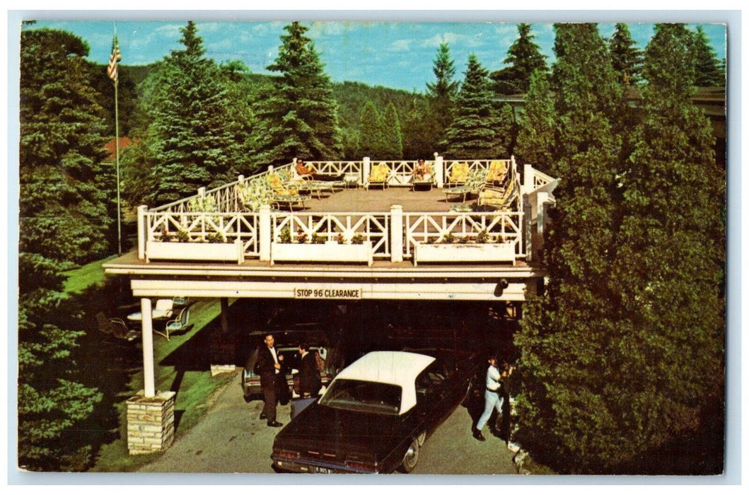 1960 Mount Summit Inn Resort Laurel Highlands Uniontown Pennsylvania PA Postcard