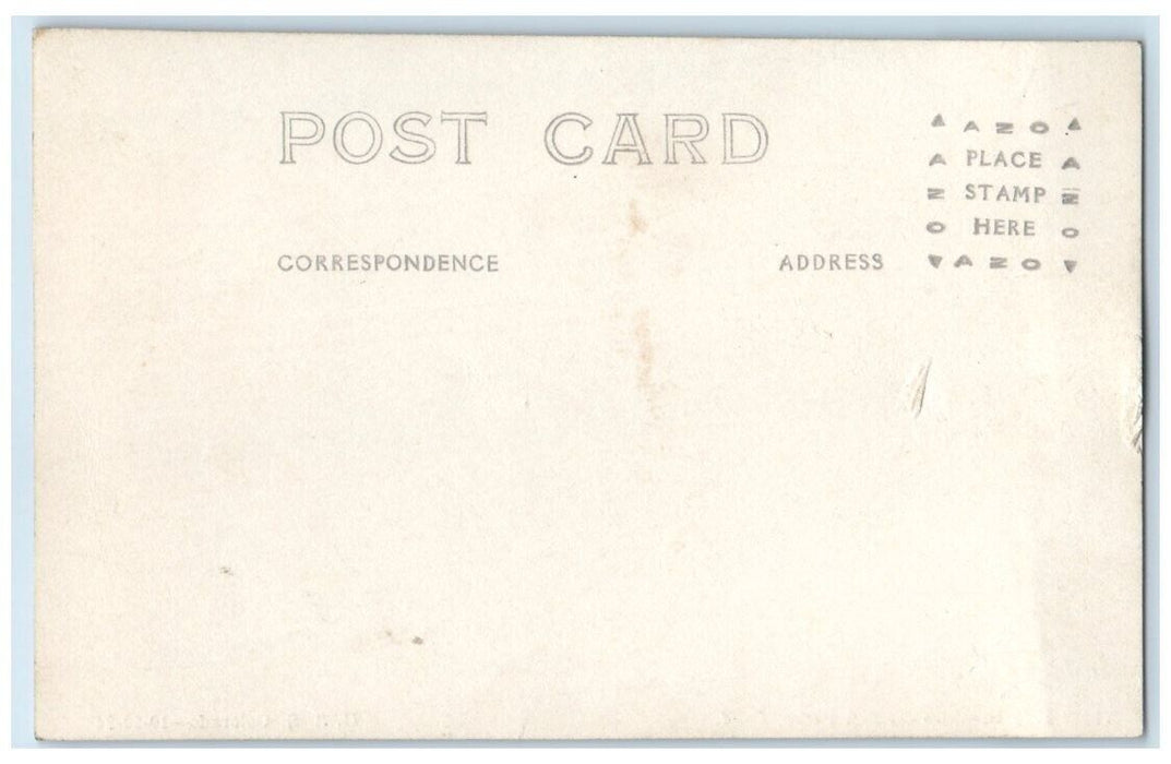 1924 USS Colorado US Navy Three Mile Breakwater San Pedro CA RPPC Photo Postcard