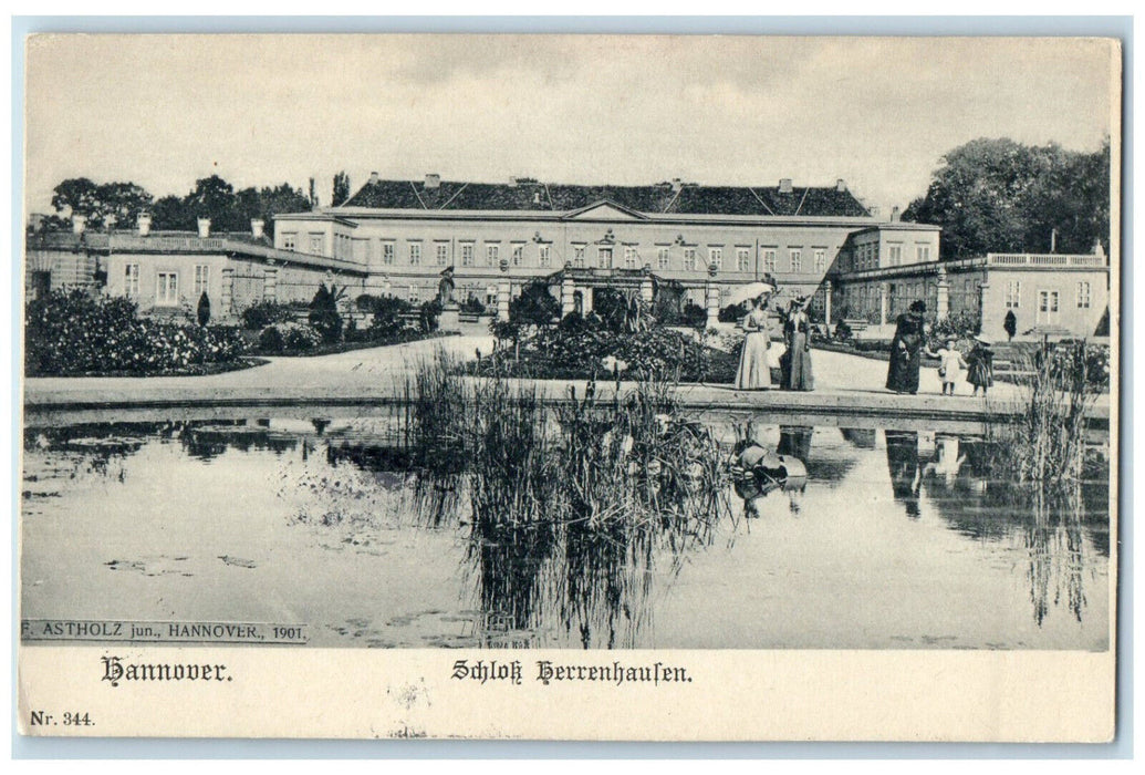 c1905 Herrenhausen Palace Hanover Germany Unposted Antique Postcard