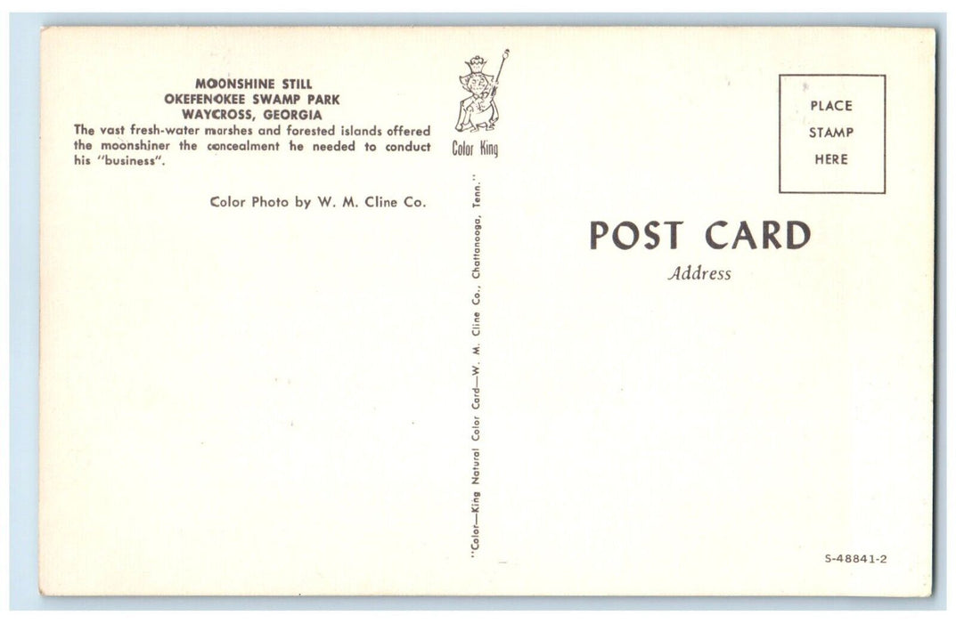 c1960 Moonshine Still Okefenokee Swamp Park Exterior Waycross Georgia Postcard