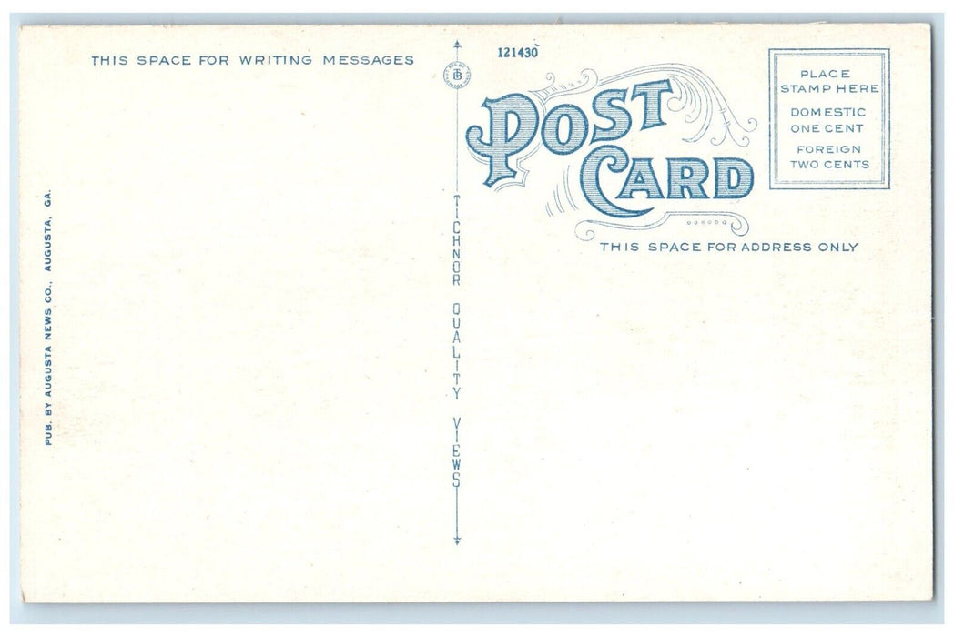 c1920 Exterior View Partridge Inn Building Classic Cars Augusta Georgia Postcard