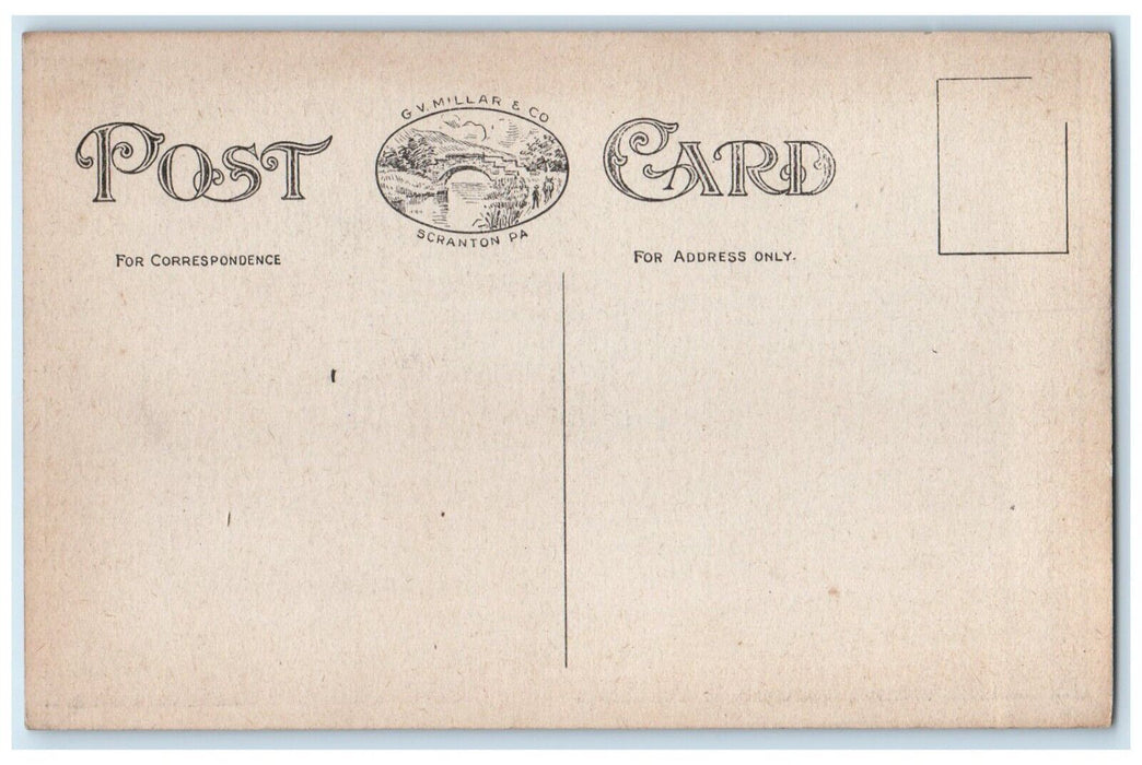 c1910's Mt. Minse And Mt. Tammany Delaware Water Gap Pennsylvania PA Postcard
