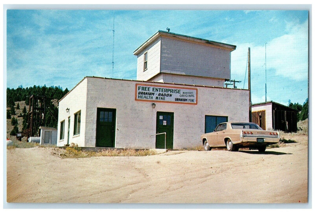 c1960's Free Enterprise Health Mine Near Boulder Montana MT Vintage Postcard