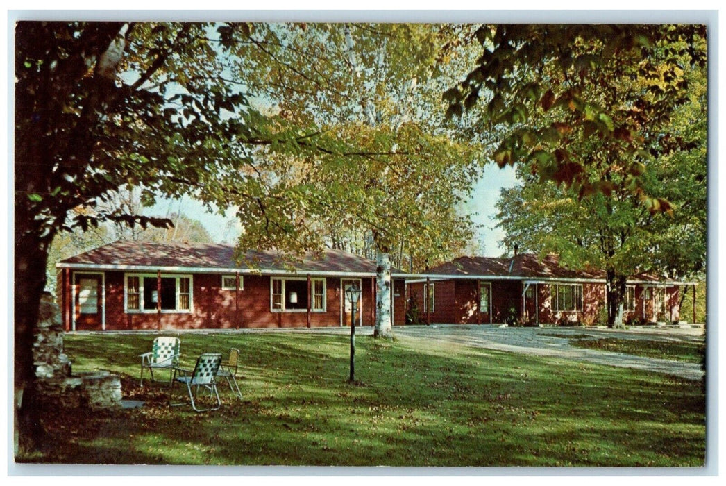 c1950's Maple Grove Motel Ellison Bay Wisconsin WI Unposted Vintage Postcard