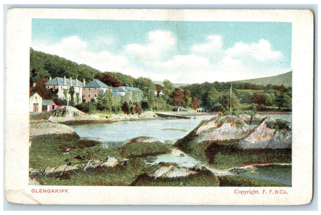 c1910 River Houses View Glengariff County Cork Ireland Unposted Antique Postcard