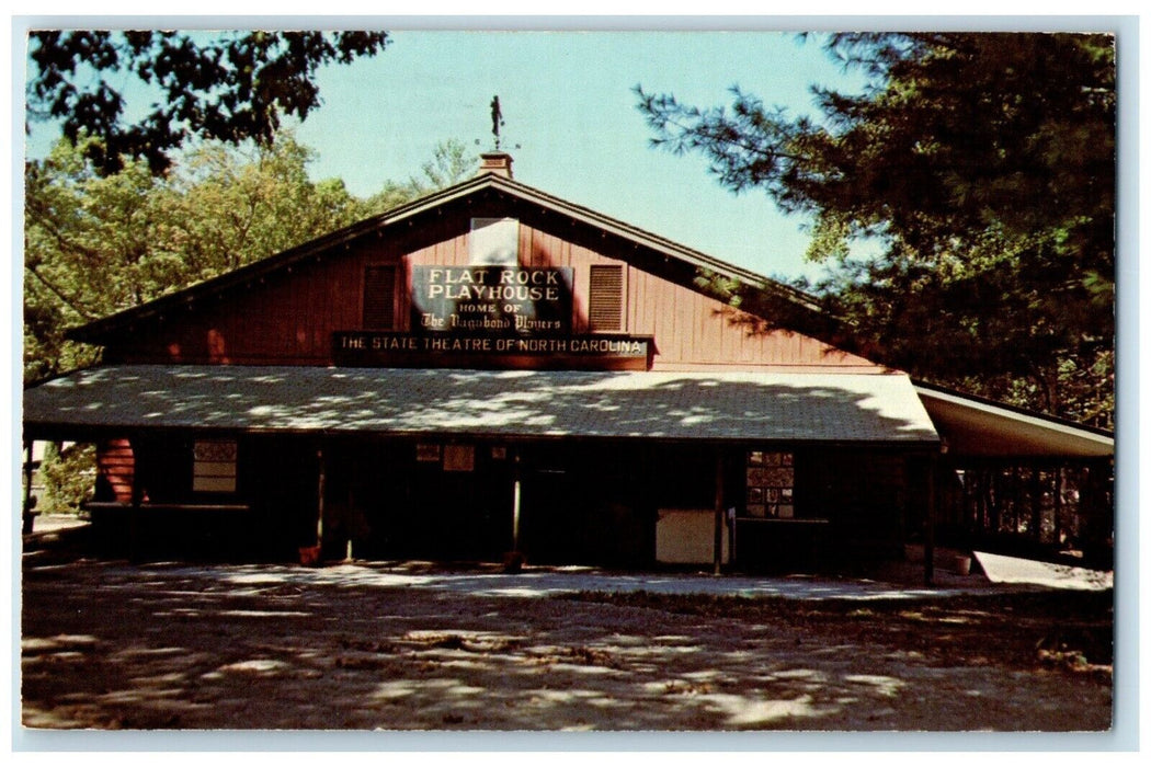 1977 Flat Rock Playhouse State Theater Flat Rock North Carolina NC Postcard