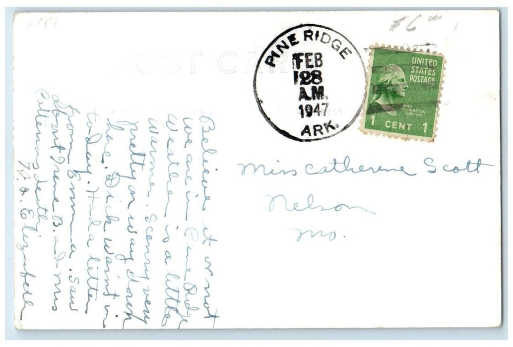 1947 Dick Huddleston Of Lum & Abner Pine Ridge Arkansas AR RPPC Photo Postcard