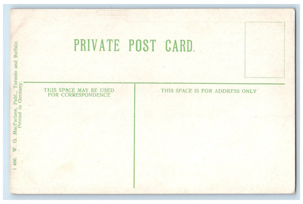 c1910 Two Men Standing Near Chateau De Ramezay Montreal Quebec Canada Postcard