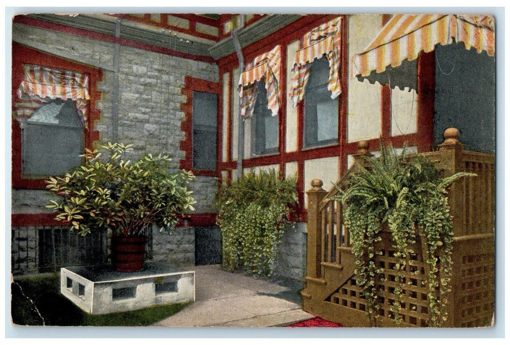 1911 View Of House Plants Honeoye Falls New York NY Posted Antique Postcard