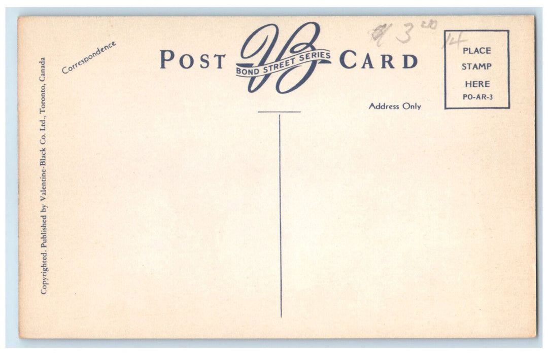 c1950's Cumberland St. South Looking North Port Arthur Ontario Canada Postcard