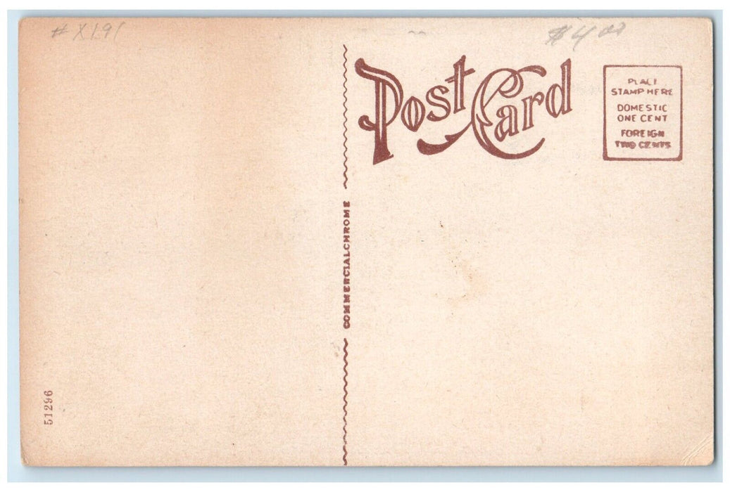 c1930's Main Building State Hospital Water Fountain Topeka Kansas KS Postcard