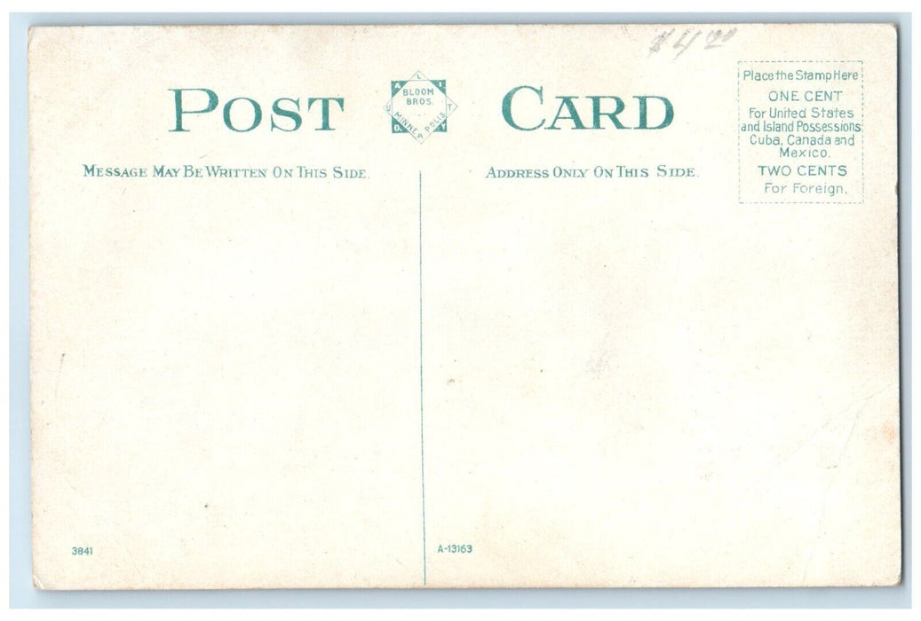 c1910's Rear View St. Mary's Hospital Building Rochester Minnesota MT Postcard