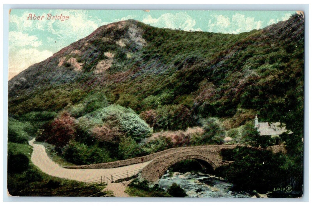 Aber Bridge Show & Hays Westfield Massachusetts MA Advertising Antique Postcard