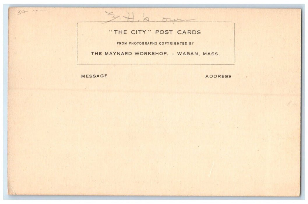 Sarah Whitman Room Radcliff College Cambridge MA, Maynard Workshop Postcard