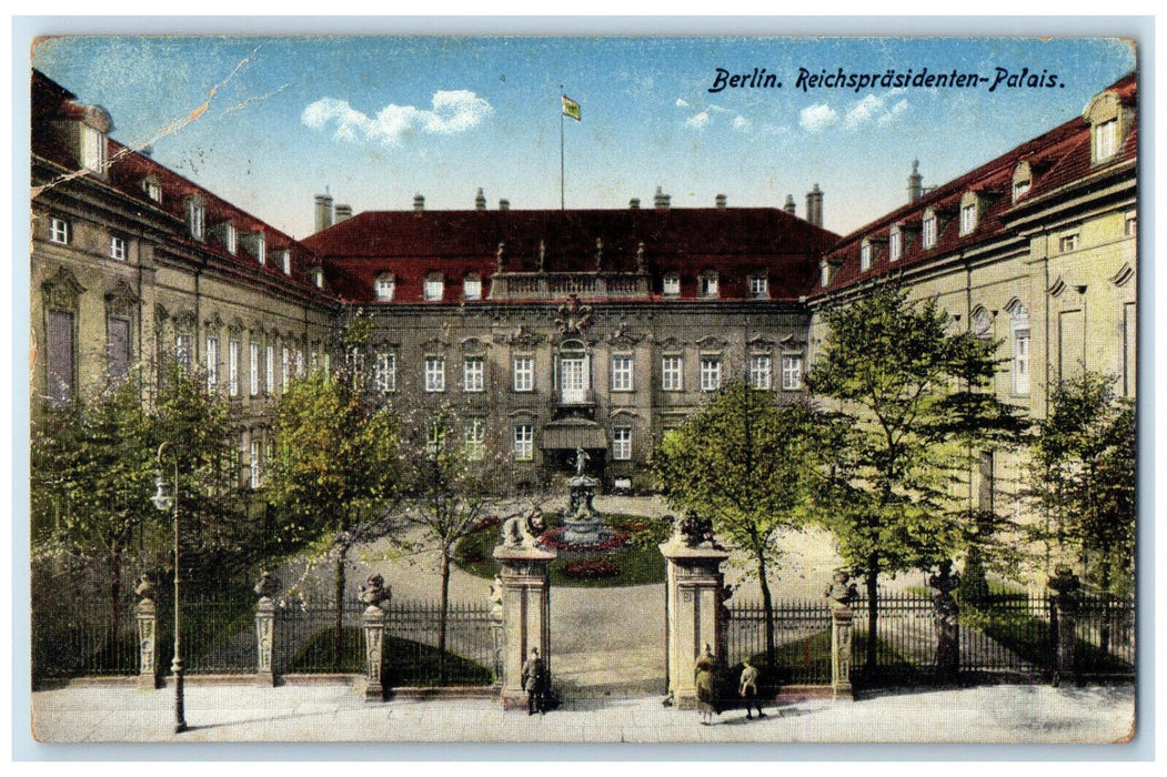 1930 Reich President's Palace Berlin Germany Vintage Posted Postcard