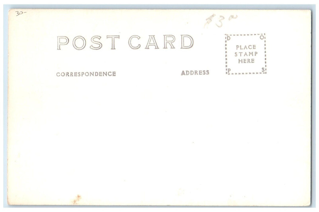 c1940's View Of Turner Falls Oklahoma OK Waterfalls RPPC Photo Vintage Postcard