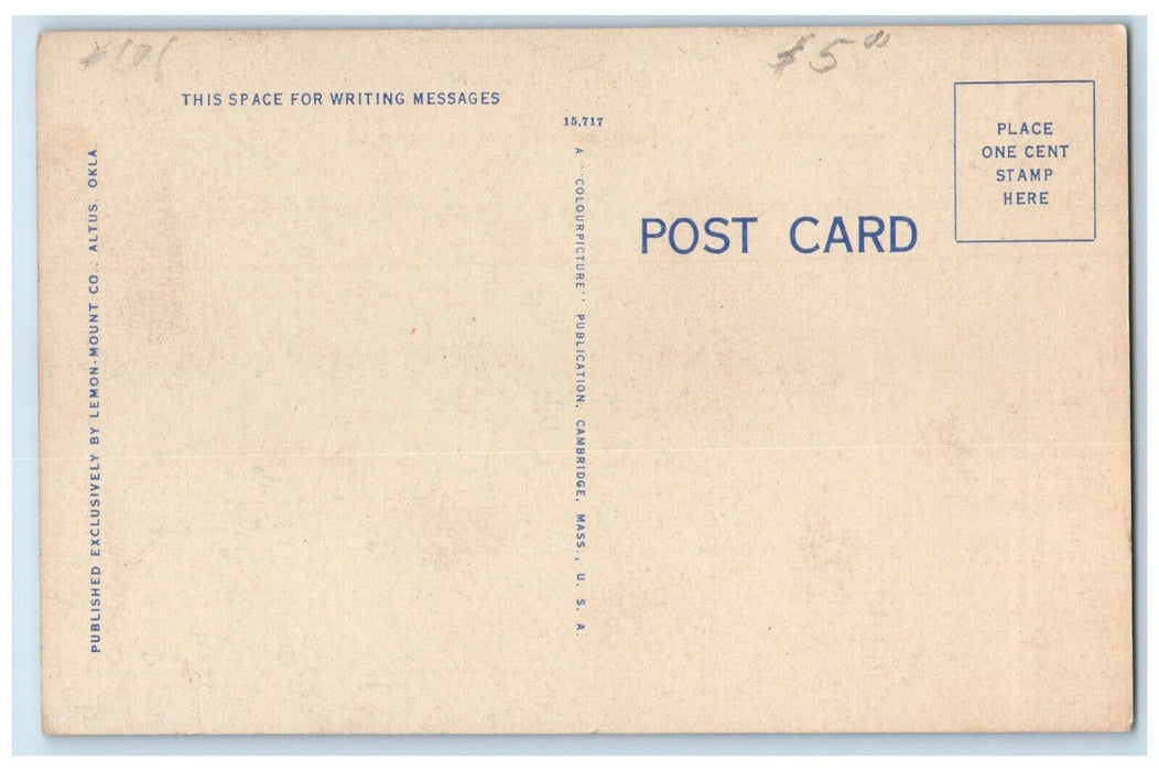 c1930's City Swimming Pool Altus Oklahoma OK Unposted Vintage Postcard