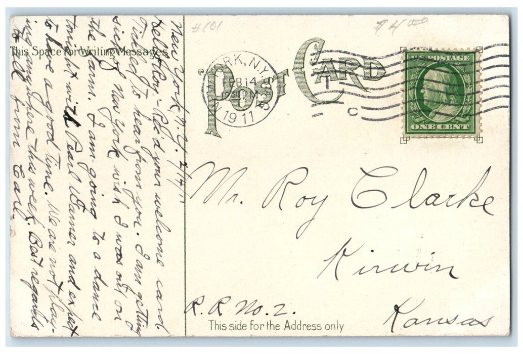 1911 New York Stock Exchange Broad Street Exterior Building New York NY Postcard