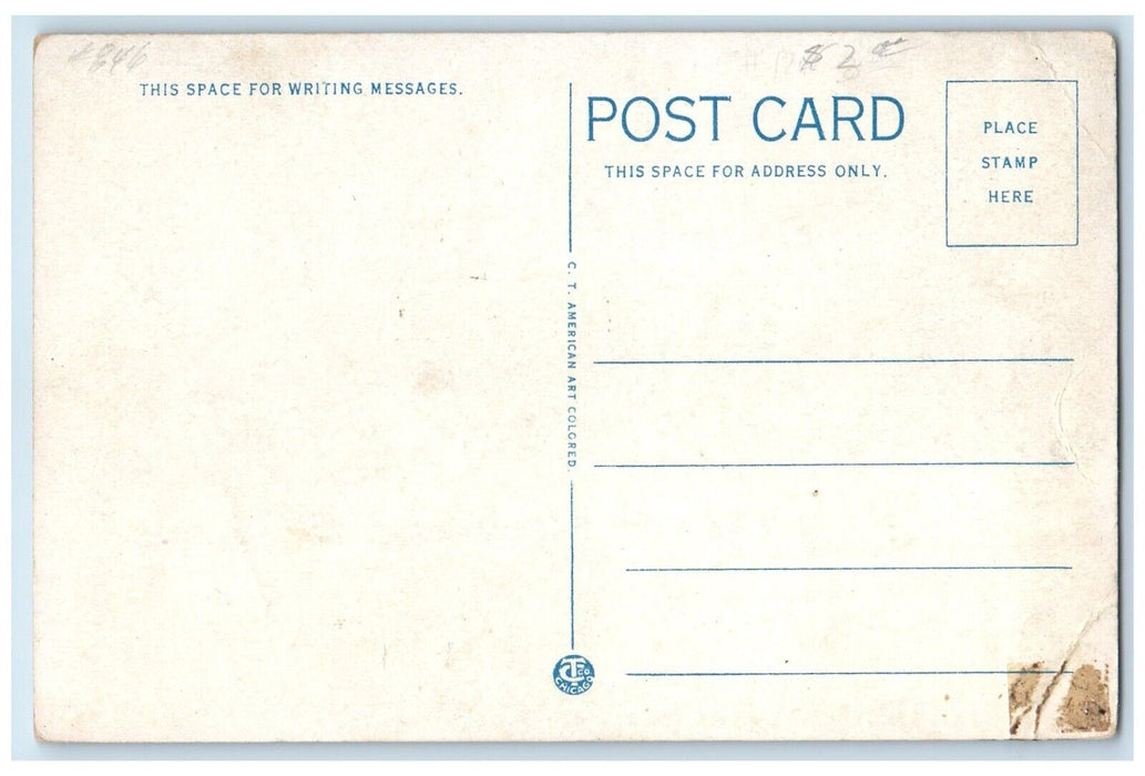 c1920 Huntress Hall State Normal School Exterior Keene New Hampshire NH Postcard