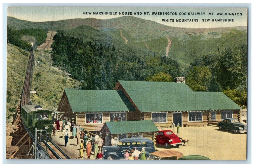 1952 New Marshfield House Washington COG White Mountains New Hampshire Postcard