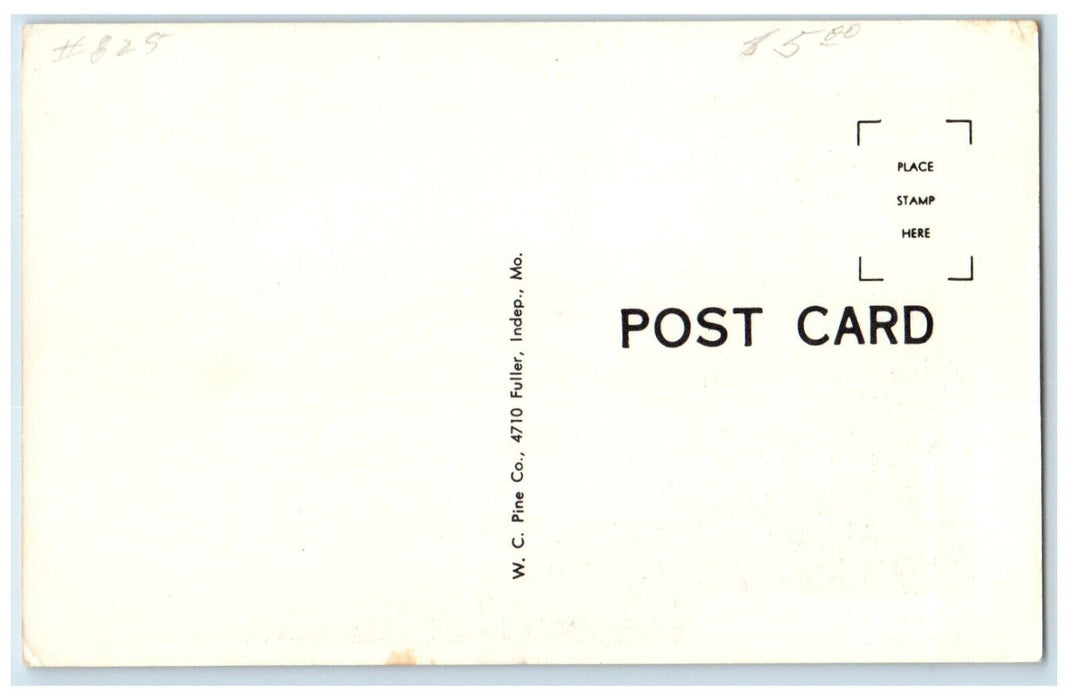 c1930's View Of REA Park & Warehouse Cleveland Oklahoma OK, River Cars Postcard