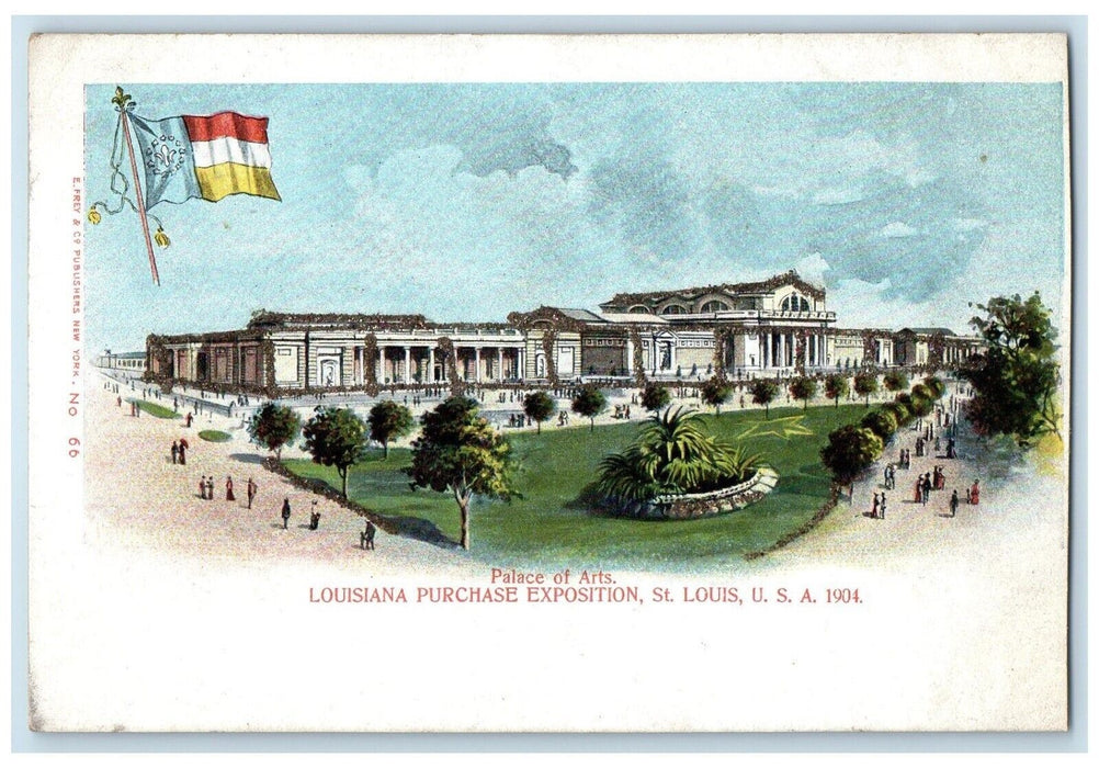 1905 Aerial Palace Arts Louisiana Purchase Exposition St Louis Missouri Postcard