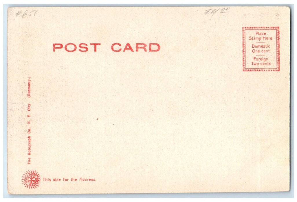 c1905 Catskill Mountains Birds Eye View Prattsville Pratt Rock New York Postcard