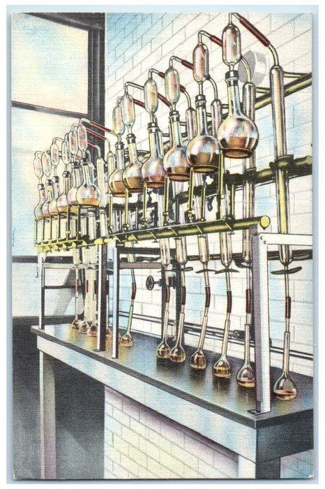 Budweiser Anheuser Busch Laboratory Interior View St. Louis Missouri MO Postcard