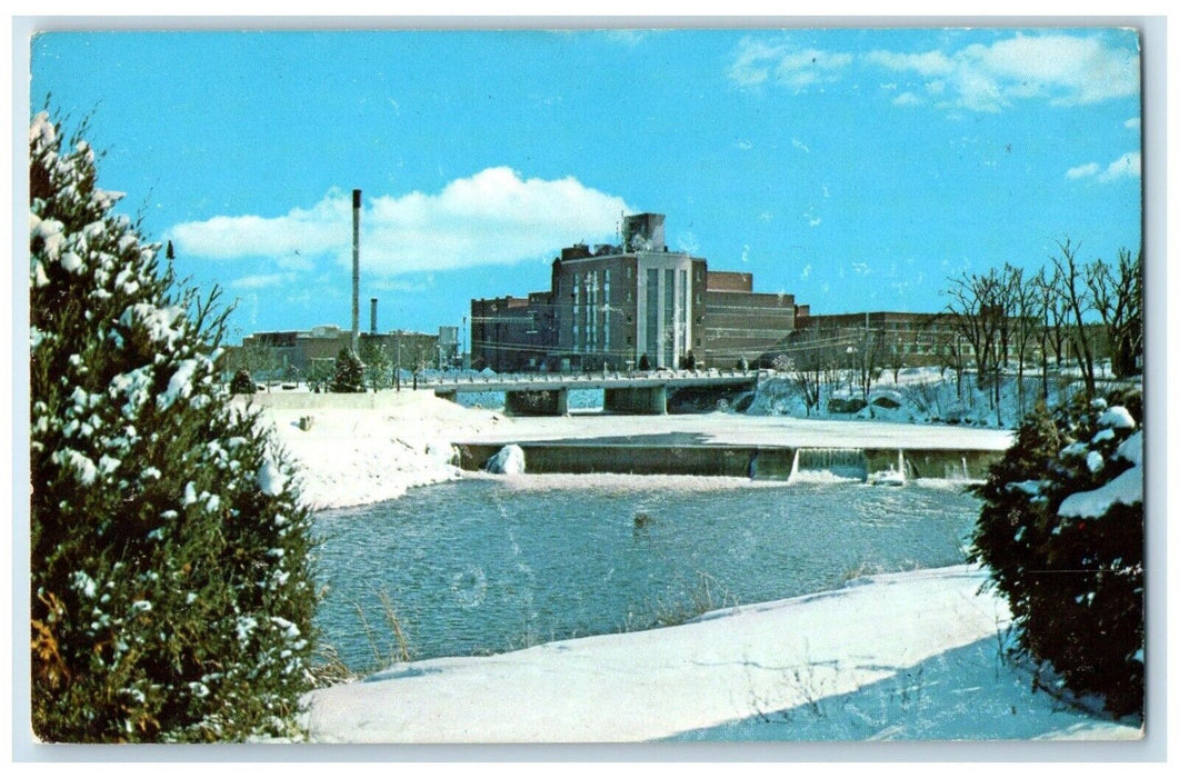 c1960's Carling Brewing Company Cass River Frankenmuth Michigan MI Postcard