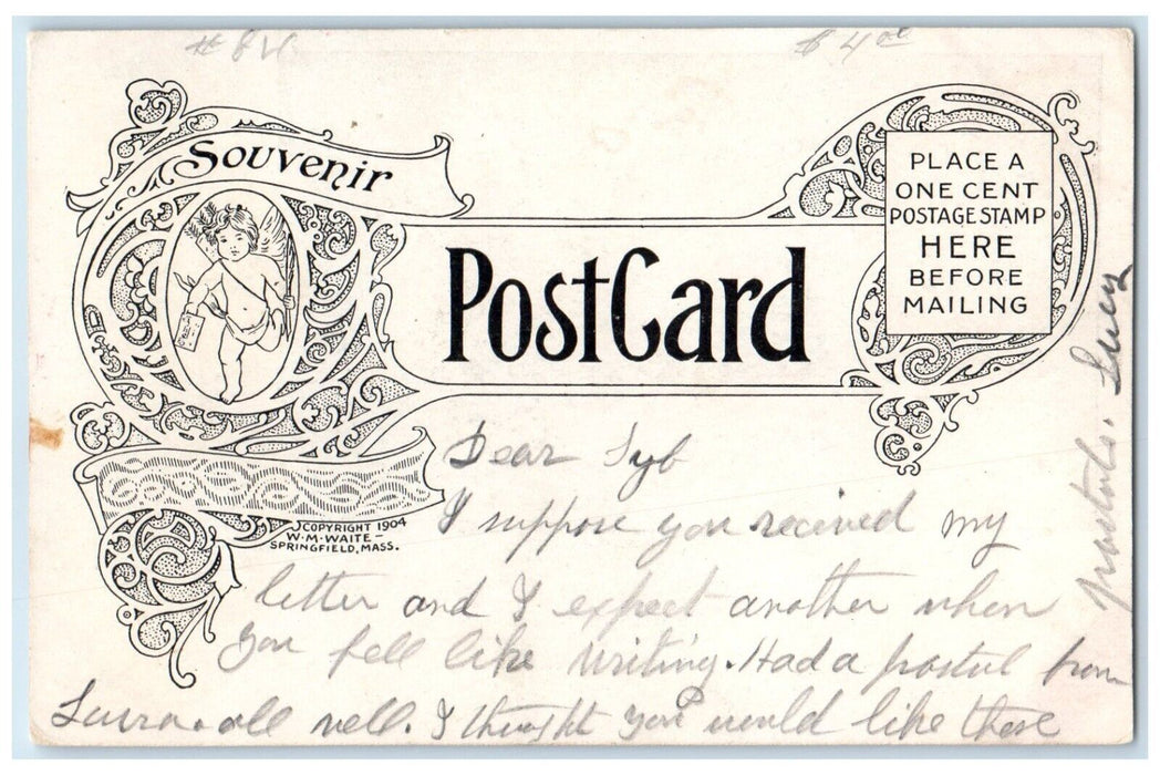 c1905 Aerial View Granite Building Rochester New York Antique Souvenir Postcard
