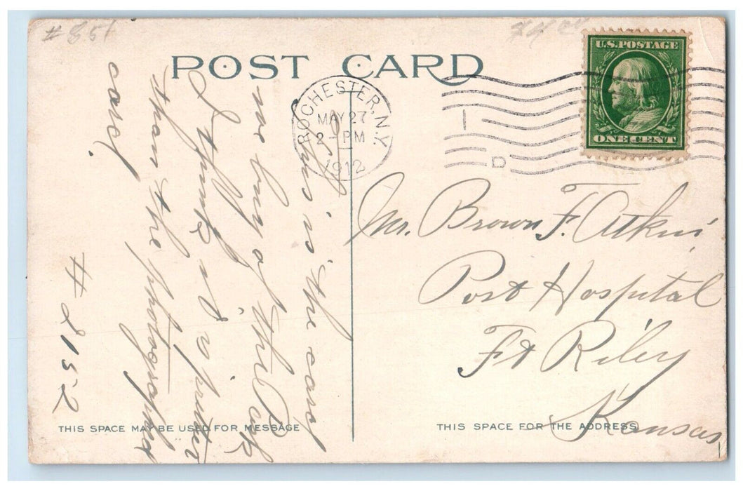 1912 Birds Eye View Kodak Park Buildings Rochester New York NY Antique Postcard