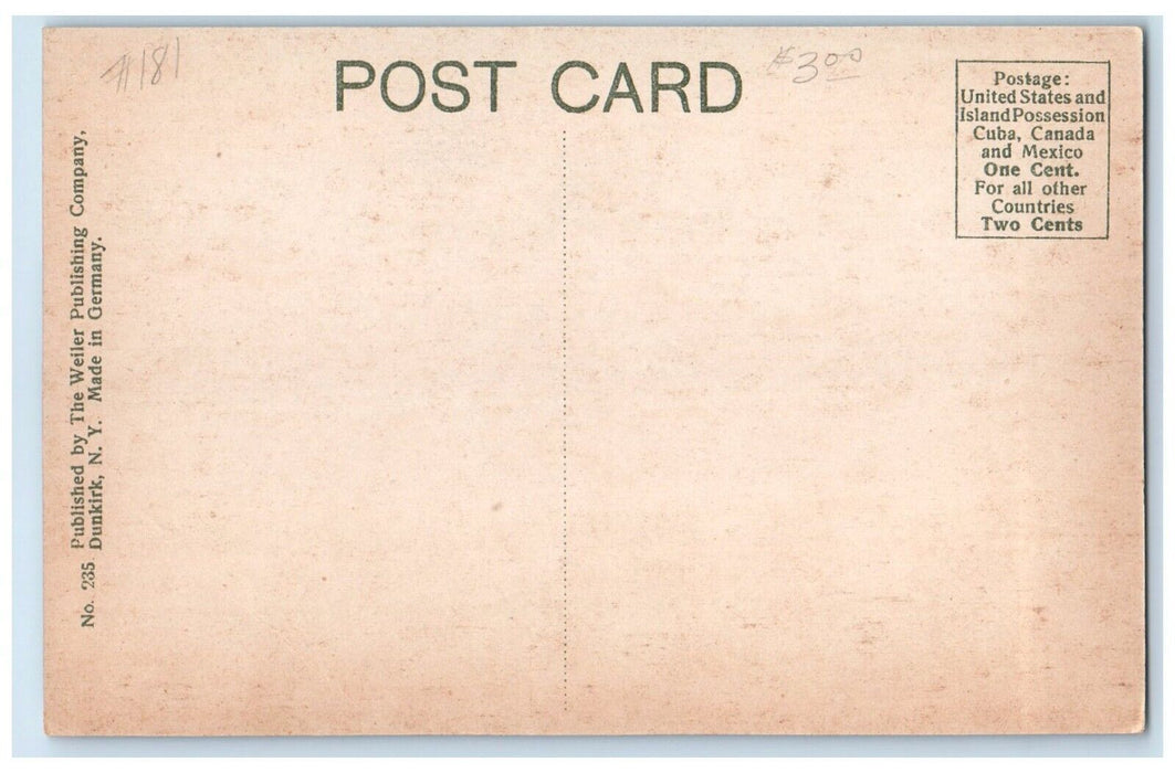 c1910 Panorama View Oil Refinery Factory Mountains Trees Olean New York Postcard