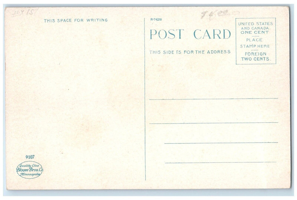 c1920 Scenic View Oil Fields Building Tower Tulsa Oklahoma OK Unposted Postcard