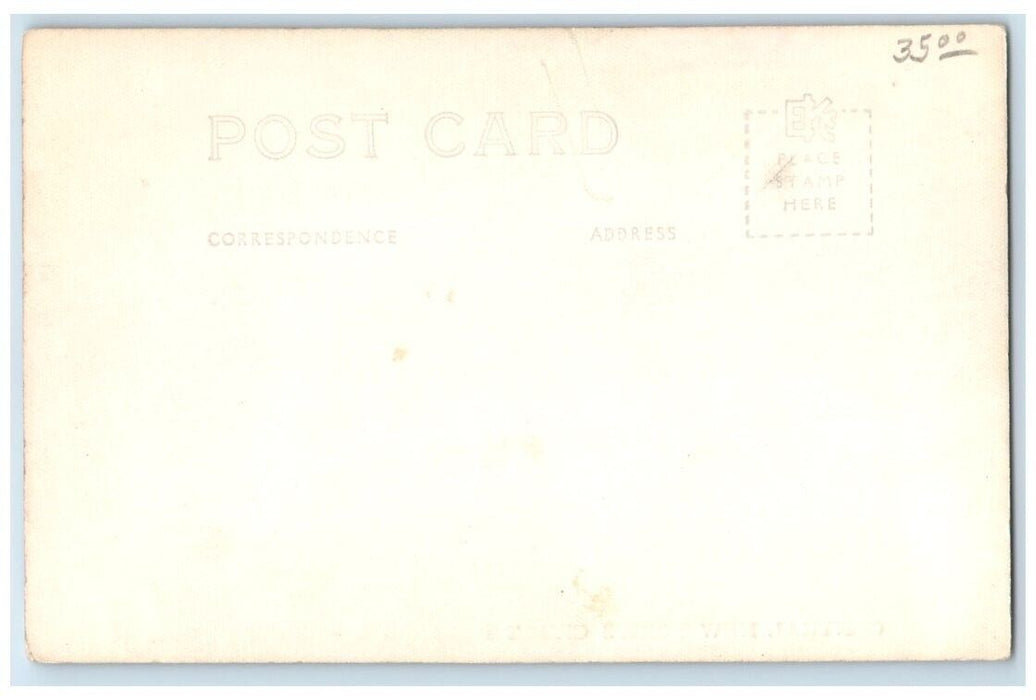 1943 Great Ice Storm Winter View Central New York NY RPPC Photo Postcard