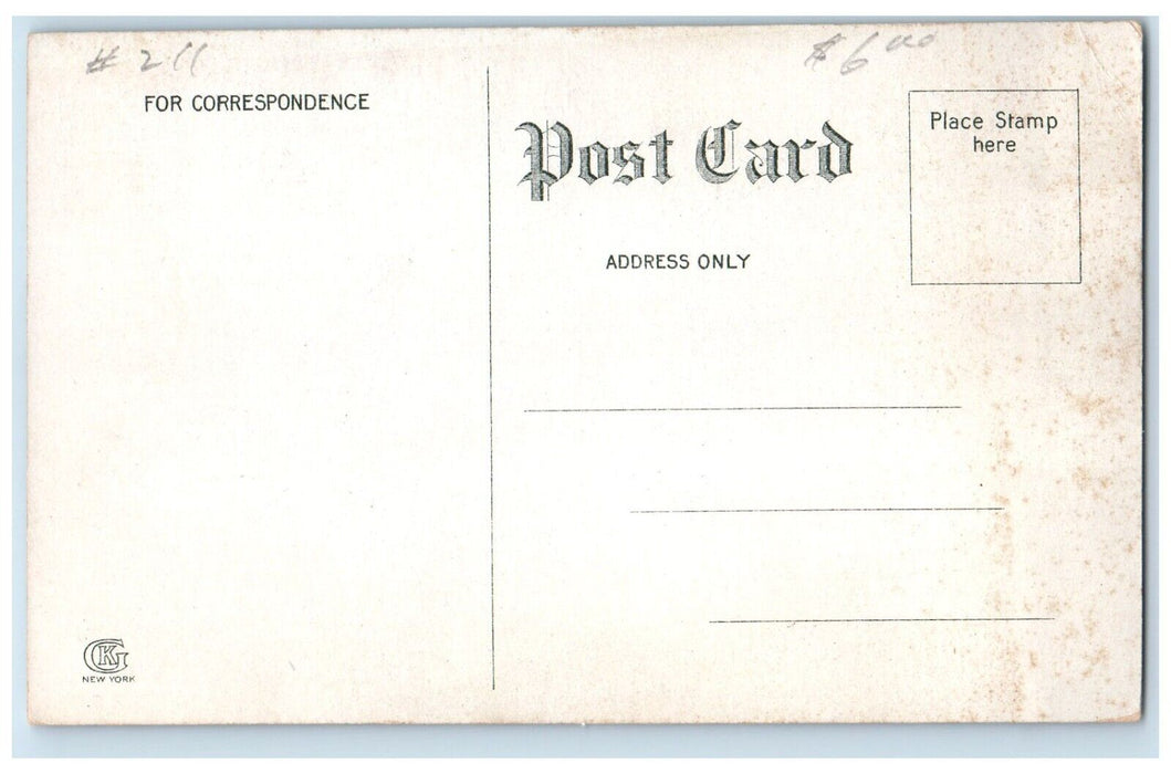 1910 Exterior Oklahoma Christian University Music Hall Enid Oklahoma OK Postcard