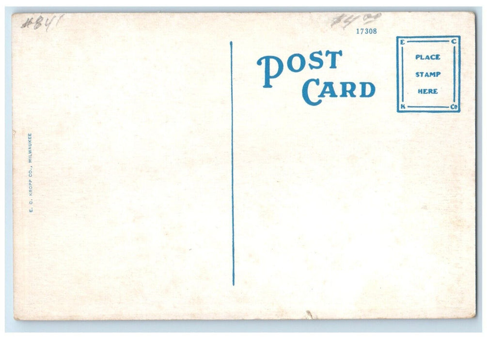 c1920 Exterior View Carnegie Library Building Guthrie Oklahoma Unposted Postcard