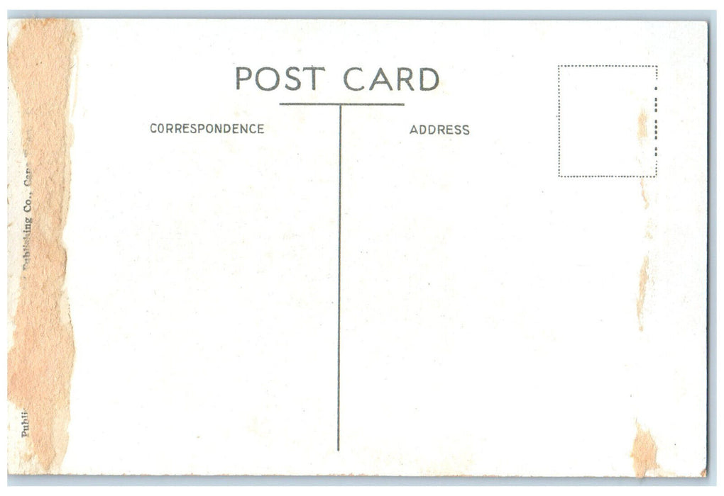 c1920's Marine Durban South Africa Double Deck Bus Unposted Postcard