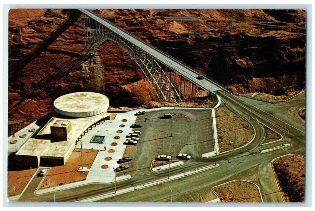 Glen Canyon Visitors Center And Glen Canyon Bridge Page Arizona AZ Postcard