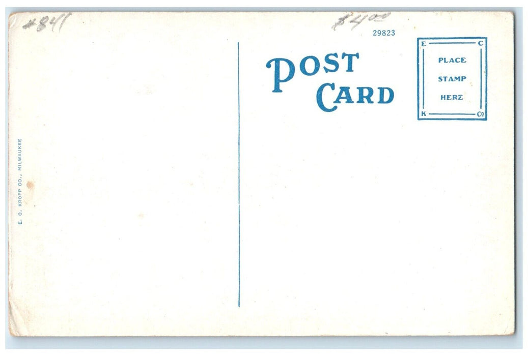 c1920 Front View Carnegie Library Building Lawton Oklahoma OK Unposted Postcard