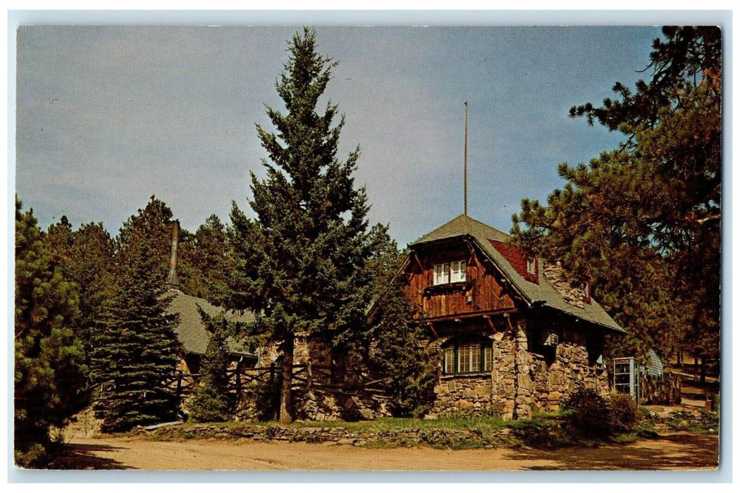 Chief Hosa Campground Main Lodge Genesee Mountain Park CO Vintage Postcard