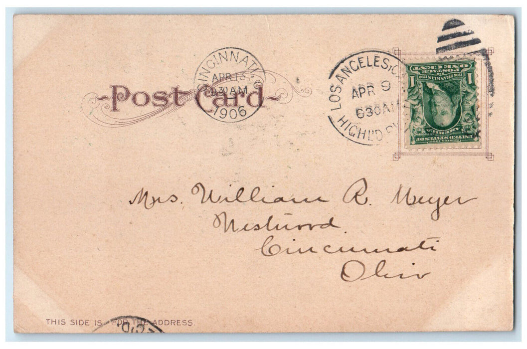 1906 Sidewalk Merchants in Chinatown San Francisco California CA Postcard