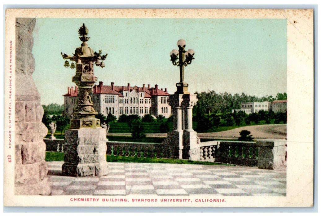 c1905 Chemistry Building Stanford University California CA Antique Postcard