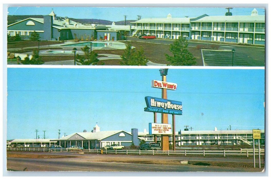 c1950's Del Webb's HiwayHouse Tulsa Oklahoma OK Dual View Vintage Postcard