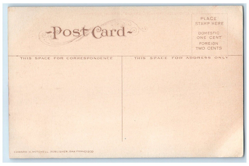 c1910's Auditorium And Ship Cabrillo Venice California CA Antique Postcard