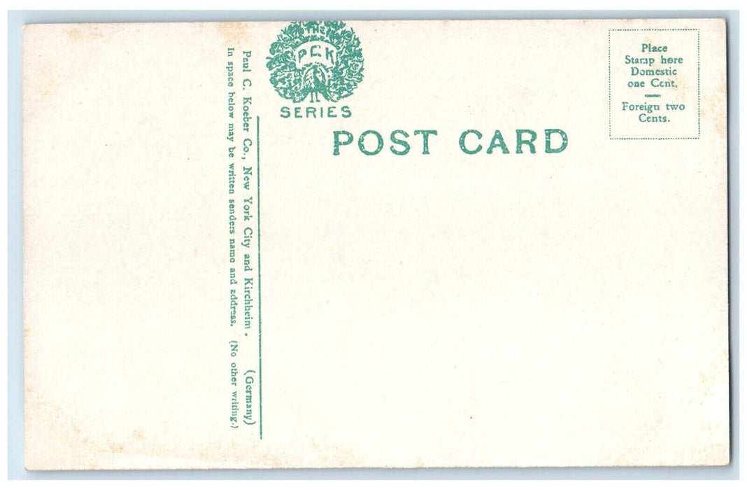 c1910's Scene On Lake Merritt Oakland California CA, Cow Boat Antique Postcard