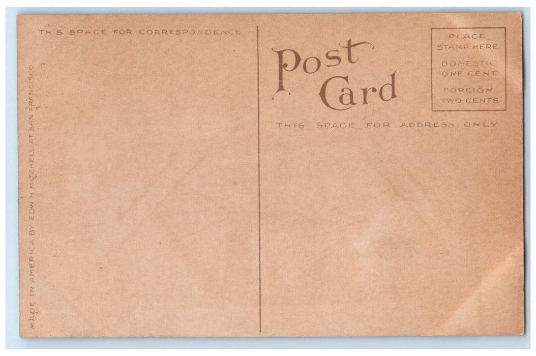 c1910's Oregon Express At Shasta Springs California CA, Railroad Train Postcard