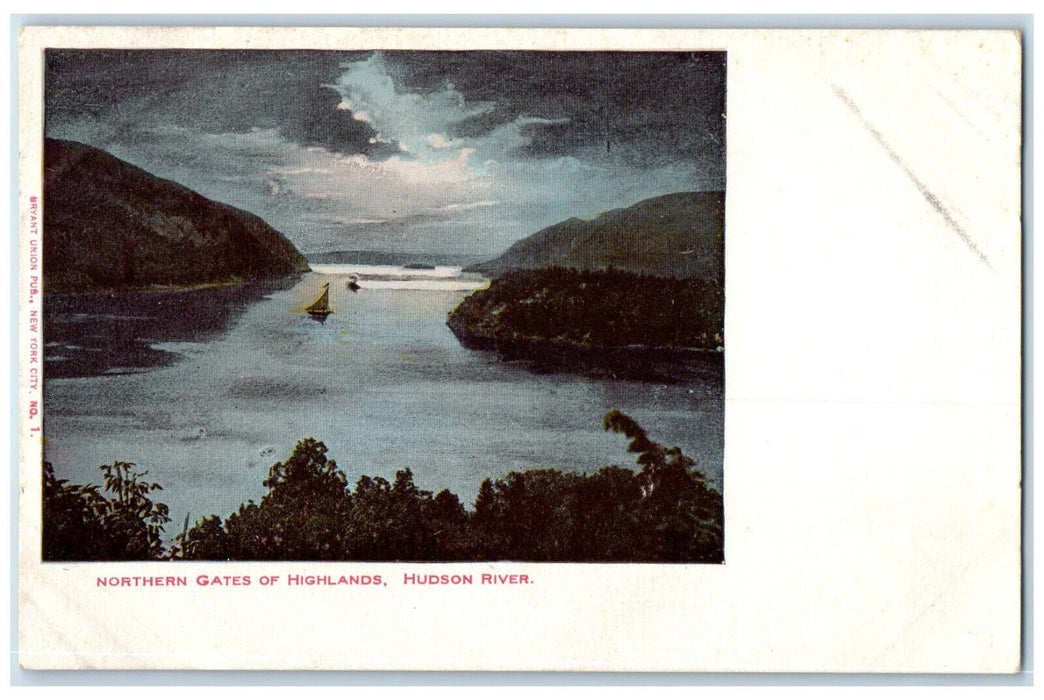 c1905 Northern Gates of Highlands Hudson River New York NY Unposted Postcard