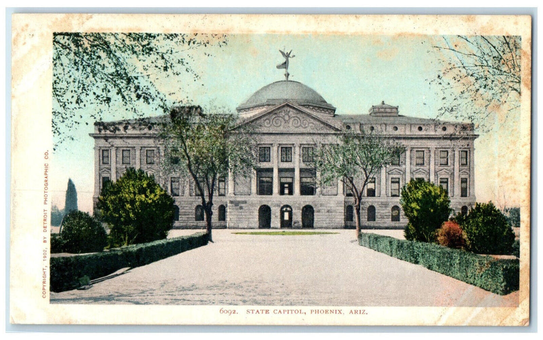 c1905 View of State Capitol Phoenix Arizona AZ Antique Unposted Postcard